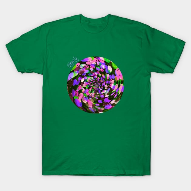 Confetti Purple/Green T-Shirt by Owen St Merch